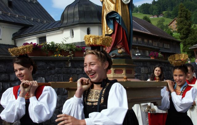 Fronleichnamsprozession in Schwarzenberg, Bregenzerwald (c) Ludwig Berchtold