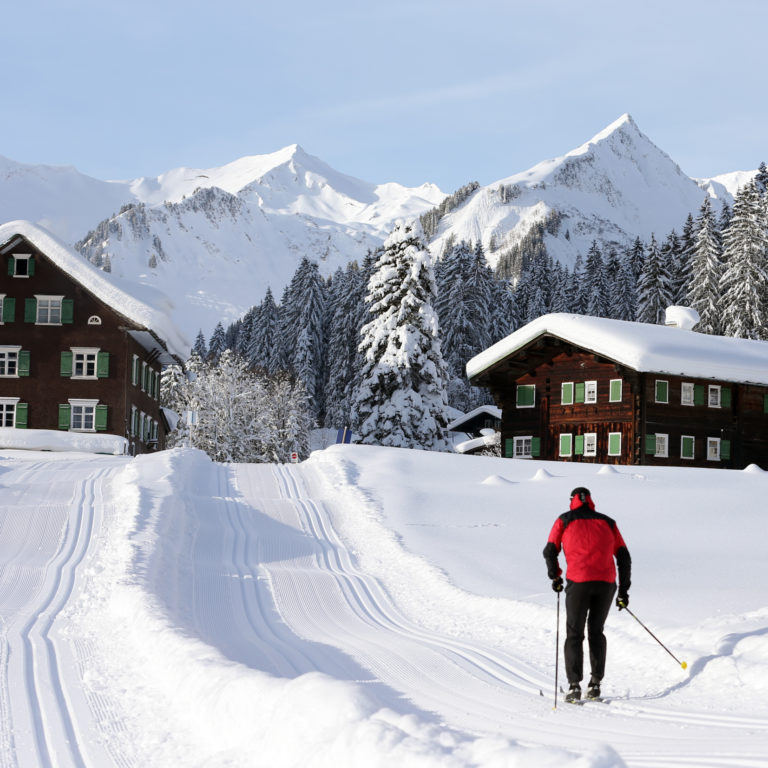 Langlaufen auf Vital-Loipen im Kleinwalsertal (c) Frank Drechsel / Kleinwalsertal Tourismus eGen